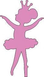 Топпер "Принцесса малышка", 36001131-р 7,5*13 см