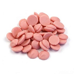 Шоколад Callebaut со вкусом клубники в галлетах 0,25 кг