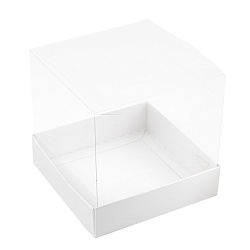 Коробка для бенто торта 10 см*10 см*12 см прозрачная