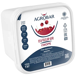 Пюре замороженное "AGROBAR" Вишня 1 кг