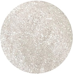 Глиттер пищевой белый